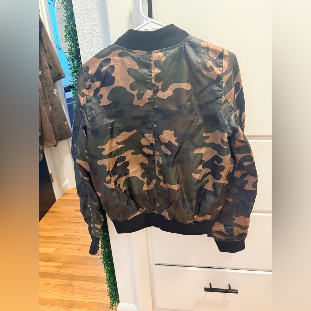 Camo Bomber Jacket
